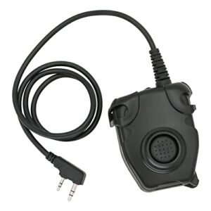 tsvisioncore kenwood u94 ptt 2pin，for baofeng uv5r etc. ，airsoft tactical headset (pl)