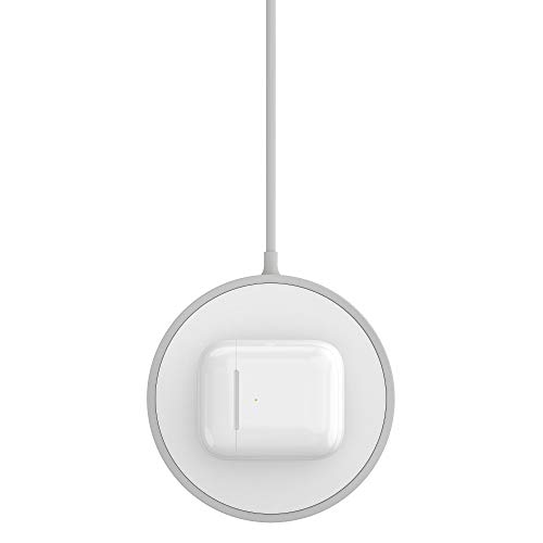 mophie Wireless Charge Pad - Apple Optimized - 7.5W Qi Wireless Technology for Apple Airpods, iPhone 11, 11 Pro, 11 Pro Max, XR, XS Max, X/XS, 8 and 8 Plus - Polished White