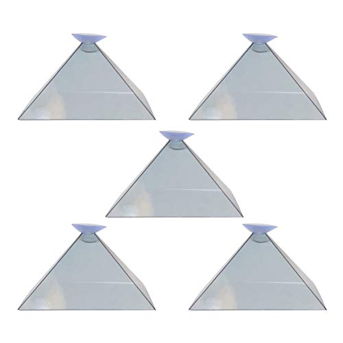 Arinda 3D Hologram Pyramid Display Projector Video Stand Portable for Smart Mobile Phone