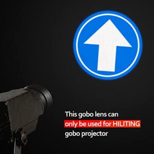 HILITING LED Logo GOBO 40W Rotating Projector with GOBO Lens GOBO Glass-Go Straight Sign