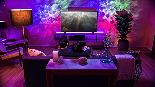 BlissLights Sky Lite 2.0 Star Projector and BlissGlow Strip Light Bundle (16.4ft) - Smart App Control