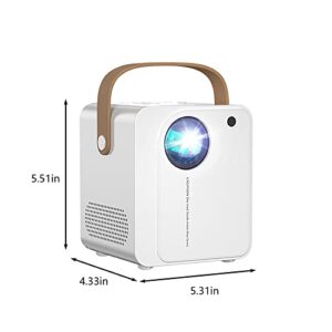 Projector, Hd Projector WiFi Projector 120ansi Home Video Projector Compatible with Hdmi/av/USB/Laptop/iOS & Android Smartphone Have You Tube App Movie Projector