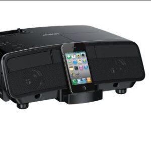 Epson MegaPlex MG-850HD 720p HD 3LCD Portable Digital Dock Projector and Speaker Combo for iPod, iPhone and iPad