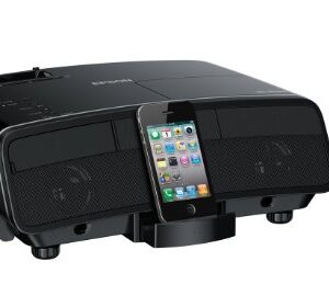 Epson MegaPlex MG-850HD 720p HD 3LCD Portable Digital Dock Projector and Speaker Combo for iPod, iPhone and iPad