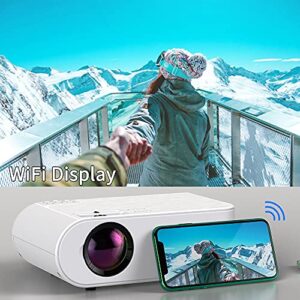 CXDTBH P62 Mini Projector 4000 Lumens, 1920*1080P Supported LED Video Beamer for Mobile Phone Mirroring Optional ( Size : P62 Android )
