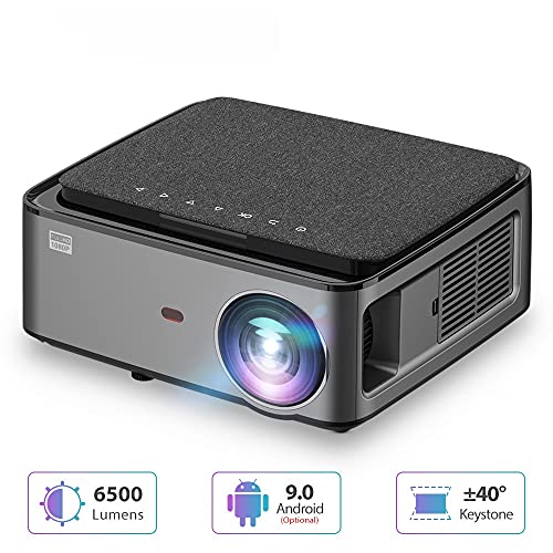 CXDTBH Full Projector Native 1920x1080P Projetor Smart Phone Beamer LED 3D Home Theater Video ( Size : Android Version )