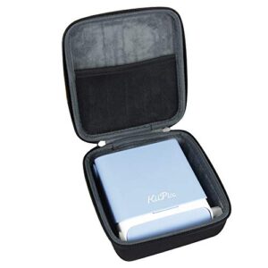 hermitshell hard travel case for kiipix smartphone picture printer (black)