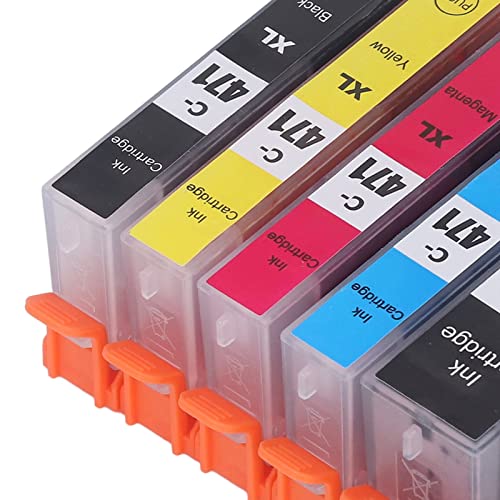 FTVOGUE Ink Cartridge Replacement Printer Ink Cartridge Accessory for PIXMA MG5740 MG6840 MG7740 TS5040 TS6040 TS8040 (BK BK C M Y 5 Colors)