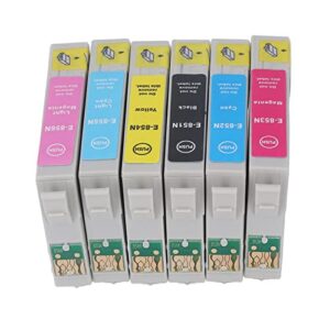 ink cartridge bk c m y lc lm 6 colors printing accessory part clear printing large capacity broad utility for photo paper document (t0851n/t0852n/t0853n/t0854n/t0855n/t0856n)