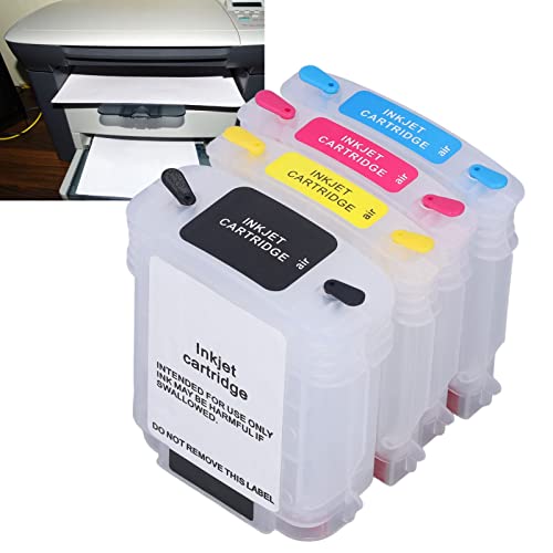 4PCS Ink Cartridge Inkjet Refill Ink Cartridge Ink Cartridge Replacement Printer Refill Box Replacement for HP OFFICEJET PRO 8000 4 Colors