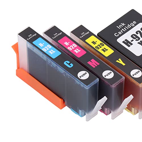 4Pcs Ink Cartridge for HP Ink Cartridge Replacement Printer Ink Cartridge Officejet 6000 6500 6500 Wireless 6500A 7000 7500 7500A Printers