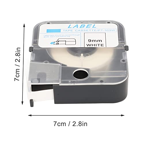 Label Maker Tape, 8m X 9mm Self Adhesive Label Tape for MAX LM380E LM390A LM37