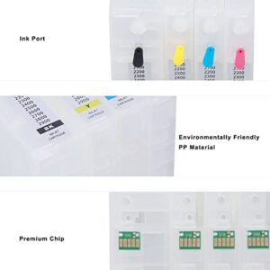 Walfront 4Pcs Ink Cartridge Printer Ink Cartridge Inkjet Cartridge Accessory for MAXIFY IB4050 Ib4150 MB5050 MB5150