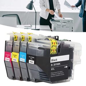 Ink Cartridge, High Output Inkjet Printer Cartridge, with 4 Color of Black Cyan Magenta Yellow