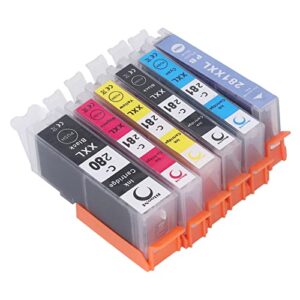 hilitand ink cartridge smoothly ink output cartridge combo pack cartridge for office, schools, trade building printing photos, test papers, documents (bk bk c m y pb)