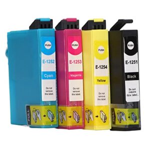 fafeicy 4 color pp printer ink cartridges no leakage ink cartridge replacement t1251 t1252 t1253 t1254