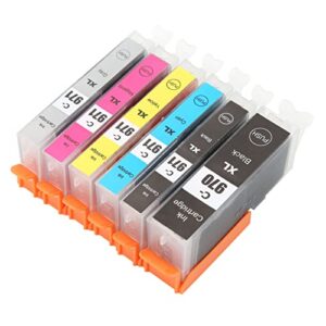 Hilitand Multi Colors Ink Cartridge Printing Photos, Test Papers and Documents Inkjet Printer Cartridges for Ink Cartridge Replacement (BK BK C M Y GY 6 Colors)