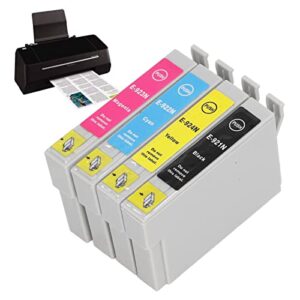 Hilitand 4Pcs Ink Cartridge BK C M Y Ink Cartridge Set Printer Cartridge with Ink for Office Printing Photos, Test Papers, Documents