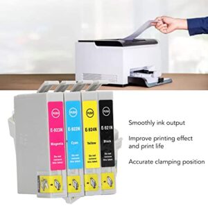 Hilitand 4Pcs Ink Cartridge BK C M Y Ink Cartridge Set Printer Cartridge with Ink for Office Printing Photos, Test Papers, Documents