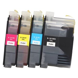 fafeicy 4 color ink cartridge, inkjet cartridge printer replacement for mfc j5330dw mfc j6530dw j6730dw mfc j6930dw