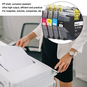 Fafeicy 4 Color Ink Cartridge, Inkjet Cartridge Printer Replacement for MFC J5330DW MFC J6530DW J6730DW MFC J6930DW