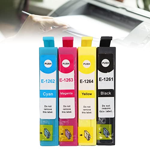 Hilitand 4PCS Ink Cartridge Simple Installation Printer Ink Cartridge PP Cartridge Combo Pack Replacement for Printer Accessories