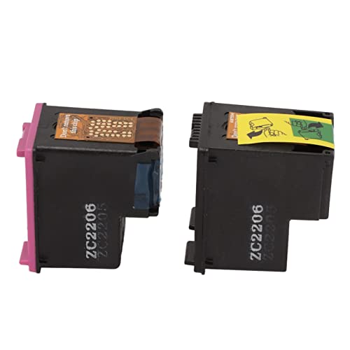 FOSA 2pcs Ink Cartridges, 62XL Colored, Black Print Cartridges Replacement for OfficeJet 200 258 5540 5542 5640 7640 Printer, Standard Ink Cartridge for Office