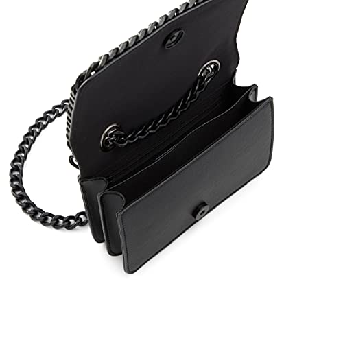 ALDO Women's Mini Greenwald Crossbody Bag, Black/Black