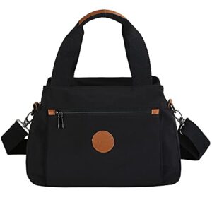 womens shoulder handbag purses multi-layer lightweight crossbody bag top handle tote bag travel satchel bag