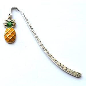 Pineapple Bookmark,Book Accessories,Bookmarks Christmas Gift idea,Pineapple Handmade Jewelry Fashion,Reader Gift