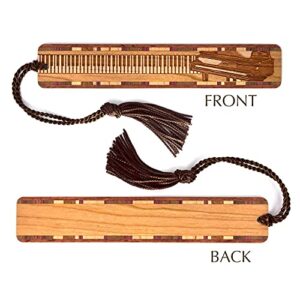 Piano Musical Instrument Engraved Wooden Bookmark - Also Available with Personalization - Made in The USA