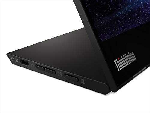 ThinkVision M14t USB-C Mobile Monitor with Touch Screen - Black