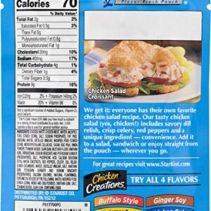 StarKist Chicken Creations, Chicken Salad, 2.6 oz Pouch (Pack of 12) & Tuna Creations Deli Style Tuna Salad, 3 oz pouch (Pack of 12) (Packaging May Vary)