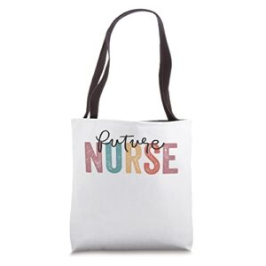 nurse in progress nursing school student future nurse tote bag