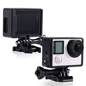 Luxebell Frame Mount Housing with Protective Lens Cover for Gopro Hero4 3+ and 3 (Standard)