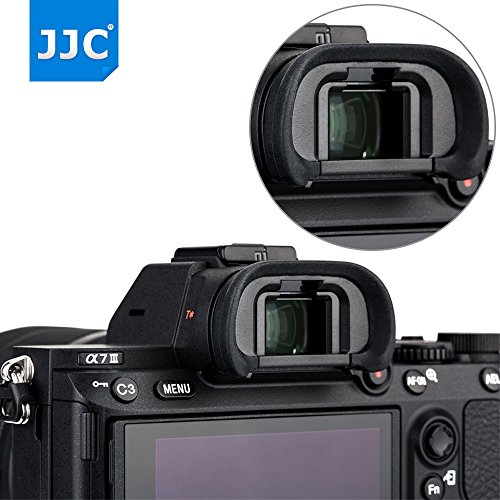 2 Pack Camera Eyecup Eye Cup Eyepiece Spare Replacement for Sony A9II A7RIV A7RIII A7III A7RII A7SII A7II A7R A7S A7 A9 A99II A58, Replaces Sony FDA-EP18 FDA-EP16 FDA-EP15