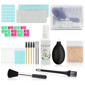 166 pcs iphone cleaning kit airpods cleaner kit phone cleaner kit, muiigood for charging port iphone port speaker w screen cleaner spray, putty for phone airpod pro earbud camera electronics cleaning
