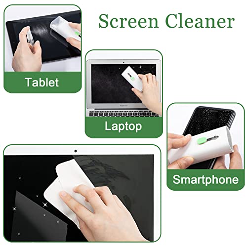 Laptop Screen Keyboard Earbud Cleaner Kit for Airpods Pro MacBook iPad iPhone iPod, walrfid Multi-Function Airpod Cleaning Pen Brush Tool Key Remover for PC Monitor TV Phone Computer Headphone