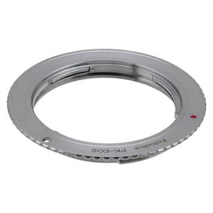 Fotodiox Lens Mount Adapter - Pentax K Mount (PK) SLR Lens to Canon EOS (EF-S) Mount SLR Camera Body