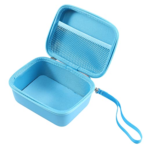 MINIBEAR Kids Camera Case Compatible Kids Camera, Case for Camera for Kids and Kids Action Camera Accessories, 6.1 x 4.9 x 3.4 inch Shockproof Storage Box fits for Most Kids Camera (Blue)