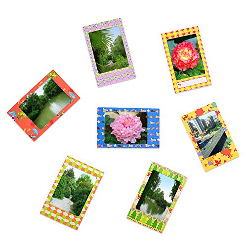 Sunmns 120 Sheets Colorful Photo Instant Films Frame Sticker Compatible with FujiFilm Instax Mini 12/11/ 9/8/ 70/26/ 90 Camera Film