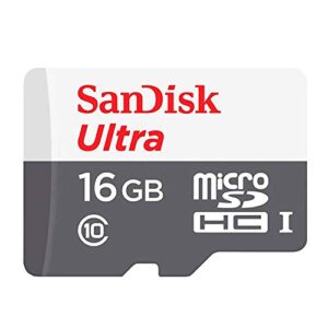 SanDisk Ultra Micro SDHC, 16GB Card