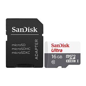 SanDisk Ultra Micro SDHC, 16GB Card