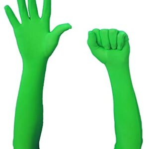 JOMOCARE Chromakey Gloves Green Chroma Key Glove Invisible Effects Background Chroma Keying Green Gloves for Green Screen Photography Photo Video… (Tight, Green x2Pairs)