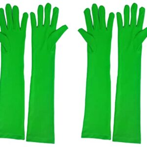 JOMOCARE Chromakey Gloves Green Chroma Key Glove Invisible Effects Background Chroma Keying Green Gloves for Green Screen Photography Photo Video… (Tight, Green x2Pairs)