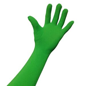 JOMOCARE Chromakey Gloves Green Chroma Key Glove Invisible Effects Background Chroma Keying Green Gloves for Green Screen Photography Photo Video… (Tight, Green x2Pairs)