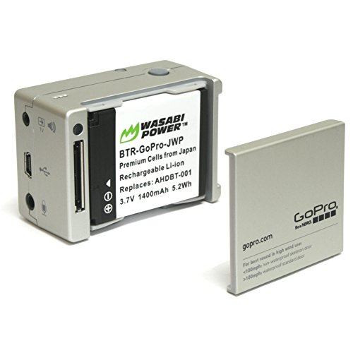 Wasabi Power Battery for GoPro HD HERO2, GoPro Original HD HERO and GoPro AHDBT-001, AHDBT-002