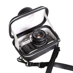 mchoi hard portable case compatible with canon ae-1 35mm film camera,case only