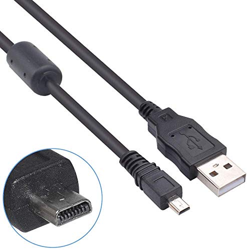 Replacement UC-E6 USB Cable Photo Transfer Cord Compatible with Nikon CoolPix, L, D, P, Series Digital Camera D3300 D750 D7200 Coolpix L340 L32 A10 P520 P500 S6000 S9200 S3300 S9100 and More