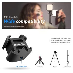 NEEWER Camera Hot Shoe Mount Adapter with Triple Cold Shoe Mounts for Mic LED Video Light Field Monitor, Aluminum Alloy Shoe Mount Compatible with Canon Nikon Sony DSLR Camera Camcorder